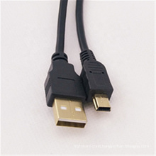 OEM Factory Manufacturer MP3 MP4 Charge Data Cable USB A Male to MINI 5p Cable
